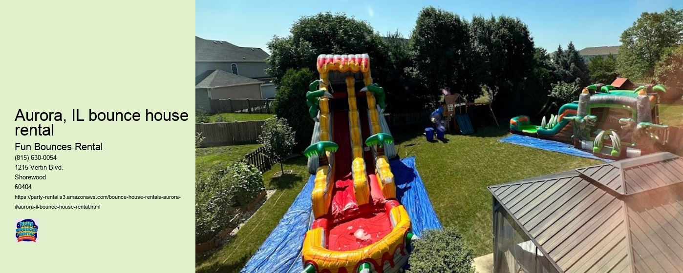Aurora, IL bounce house rental