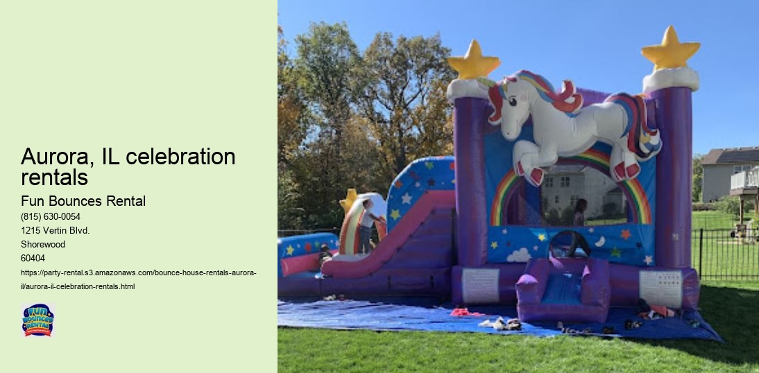 Fun Bounces Rental: Aurora's Trusted Source for Premium Party Rentals!