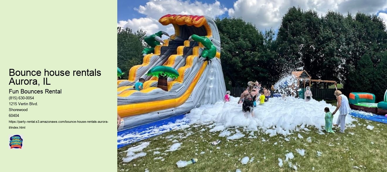 Fun Bounces Rental: Your Ultimate Destination for Safe and Affordable Bounce House Rentals in Aurora!