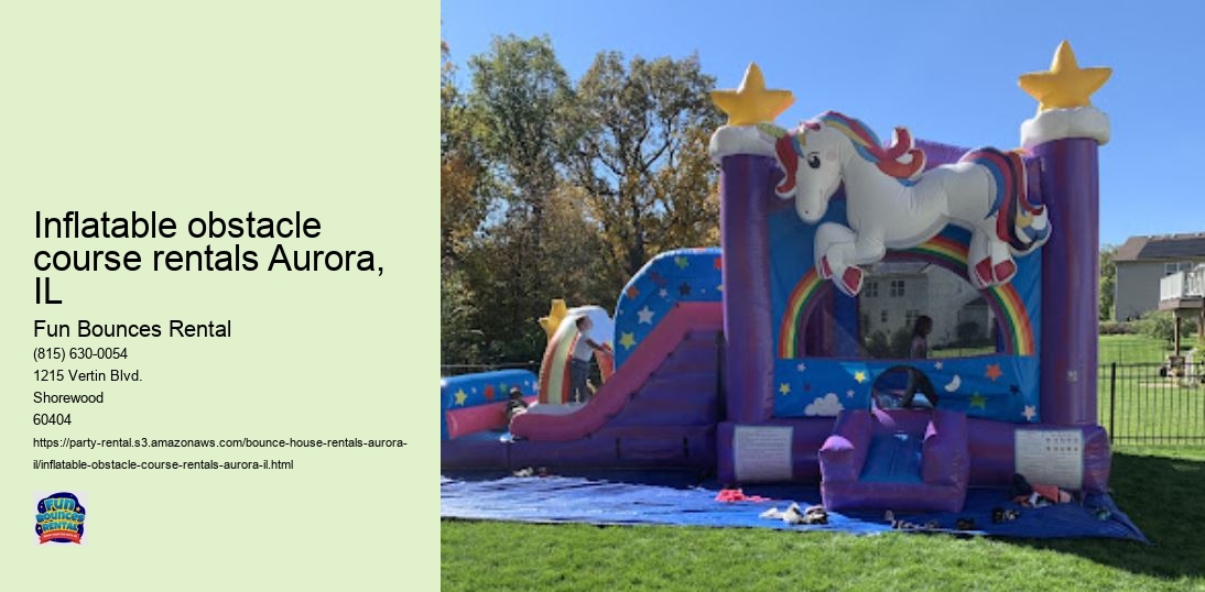 Turn Your Event into a Blast: Choose Fun Bounces Rental for Bounce House Rentals in Aurora, IL!