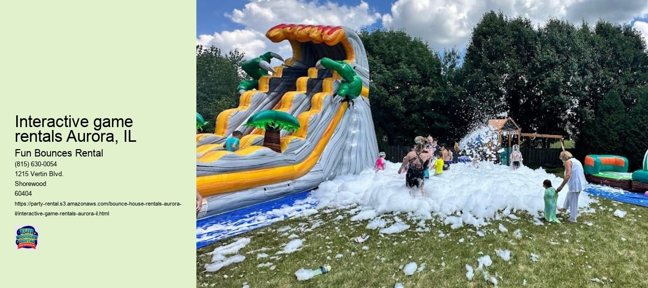 Elevate Your Celebration: Fun Bounces Rental's Bounce House Rentals in Aurora, IL!