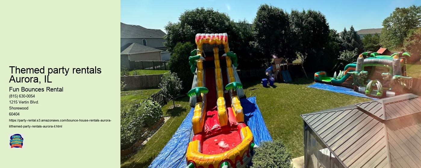 Themed party rentals Aurora, IL