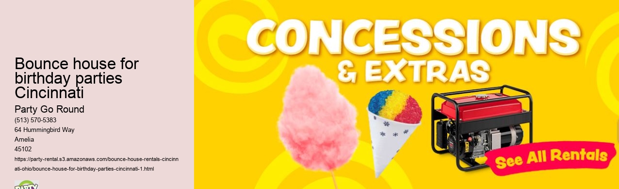 Bounce house for birthday parties Cincinnati