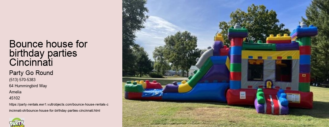 Inflatable party rentals Cincinnati