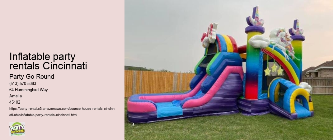 Inflatable party rentals Cincinnati