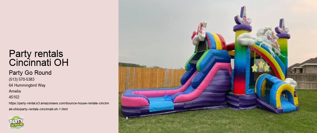 Party rentals Cincinnati OH