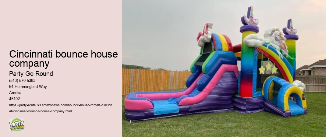 Cincinnati bounce house company