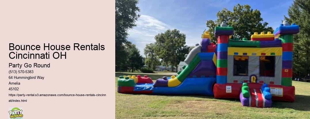 Make Memories that Last: Rent Bounce Houses from Party Go Round!