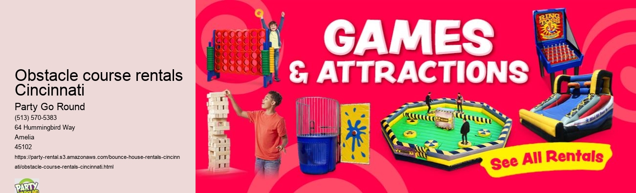 Obstacle course rentals Cincinnati