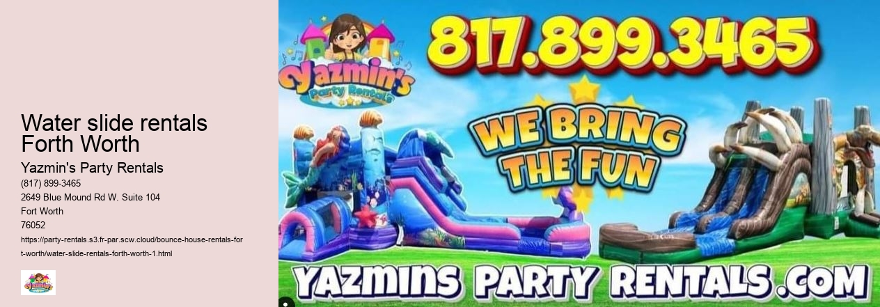 Jumping castle rental Forth Worth