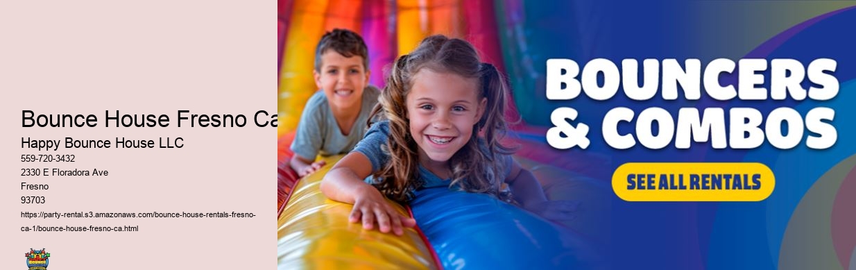 Bounce House Fresno Ca