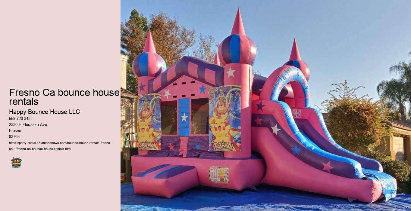 Fresno Ca bounce house rentals