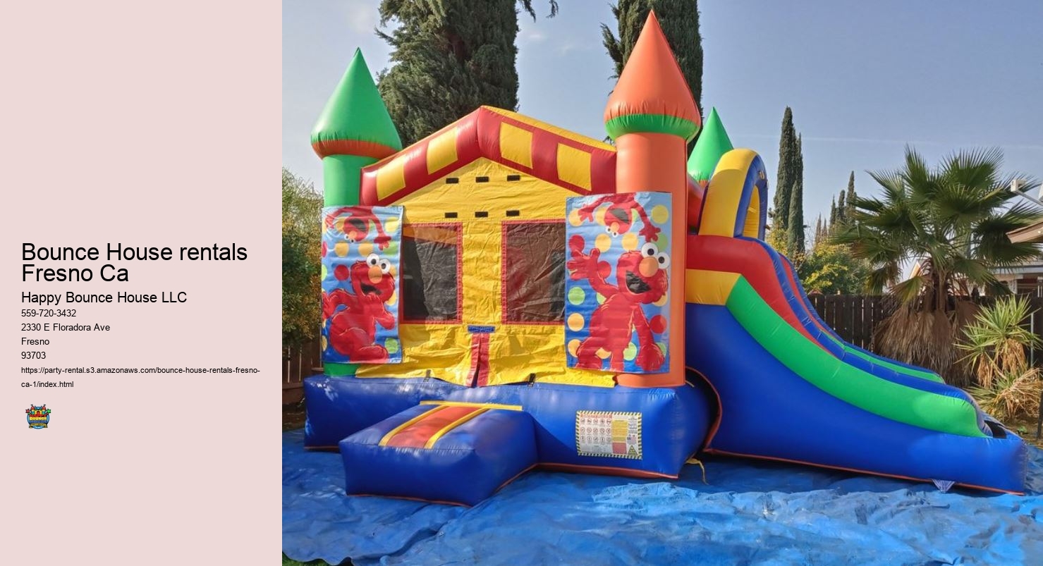 Bounce House rentals Fresno Ca