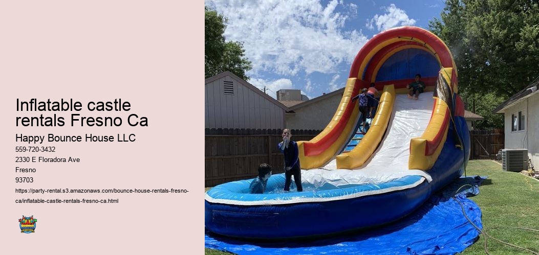 Inflatable castle rentals Fresno Ca