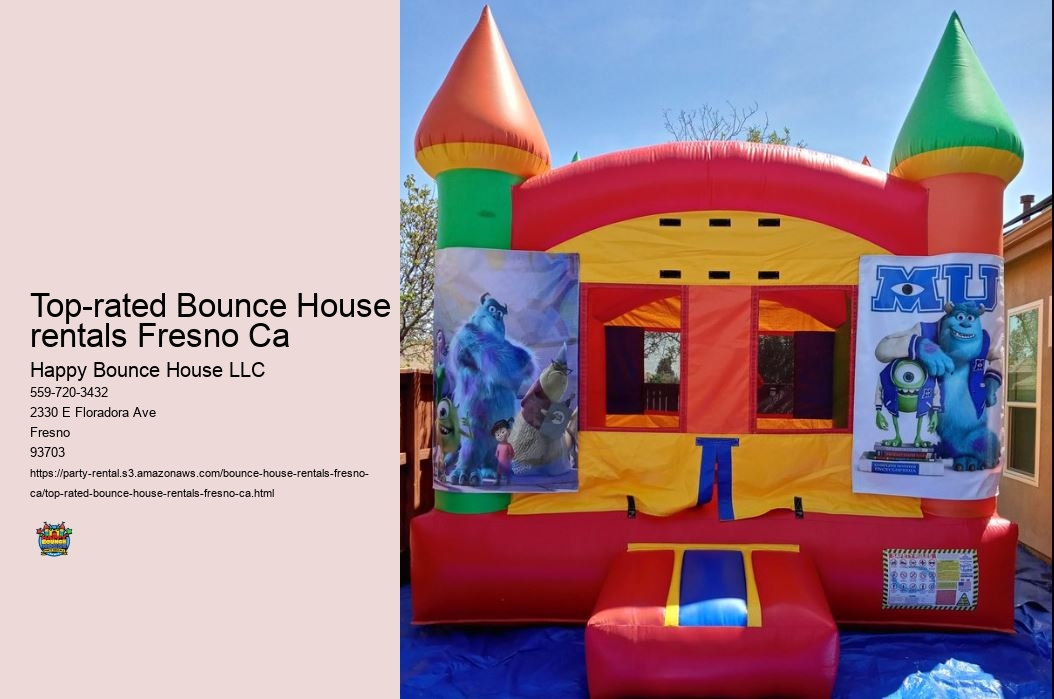 Top-rated Bounce House rentals Fresno Ca