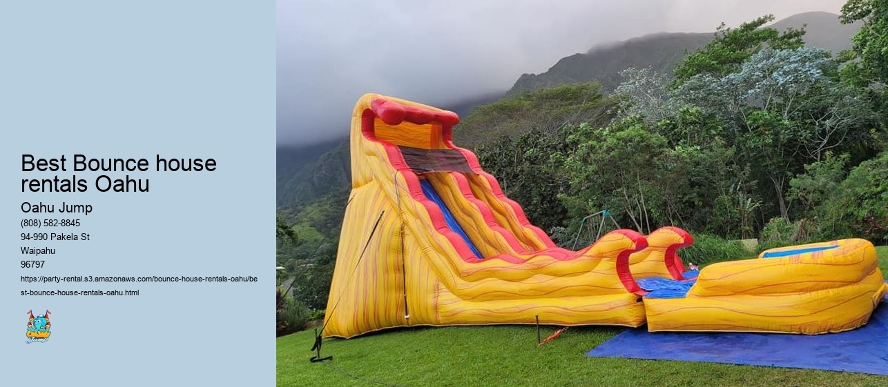 Oahu outdoor party rentals