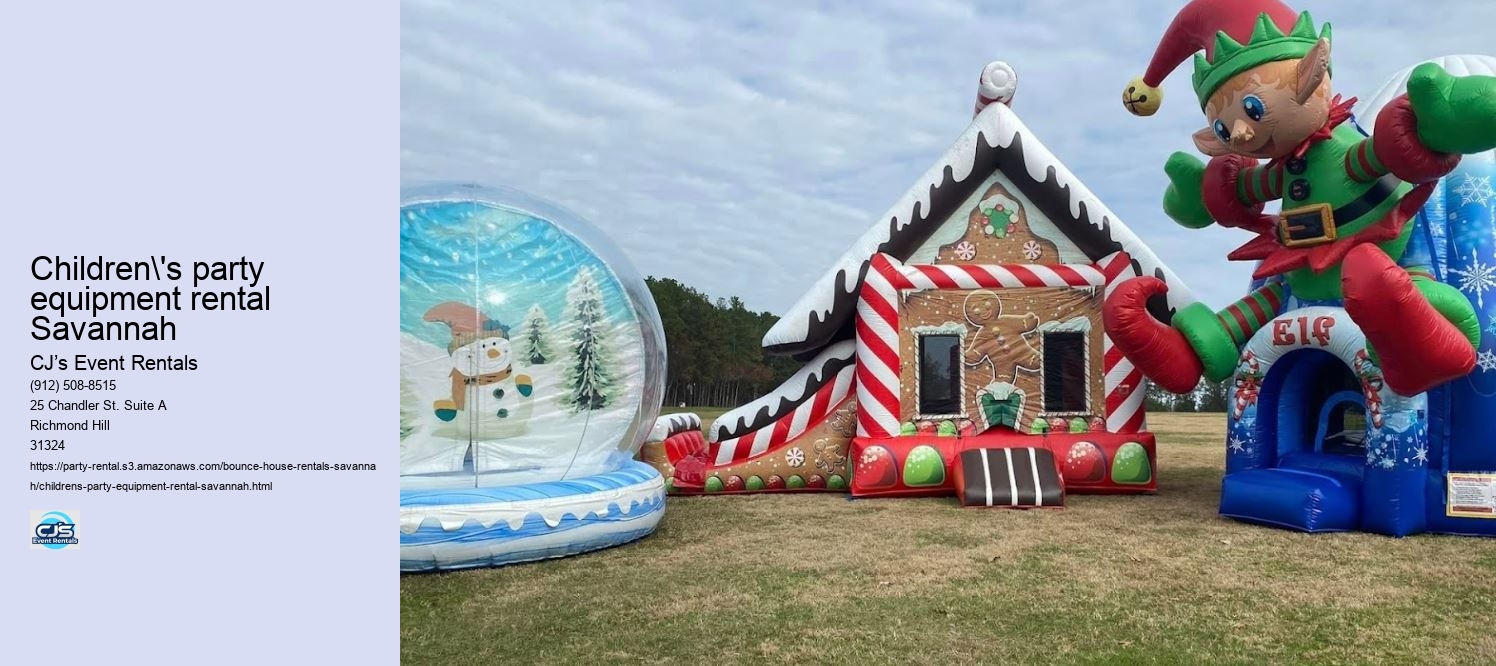 Experience the Magic: CJs Event Rentals Turns Dreams into Reality in Savannah!