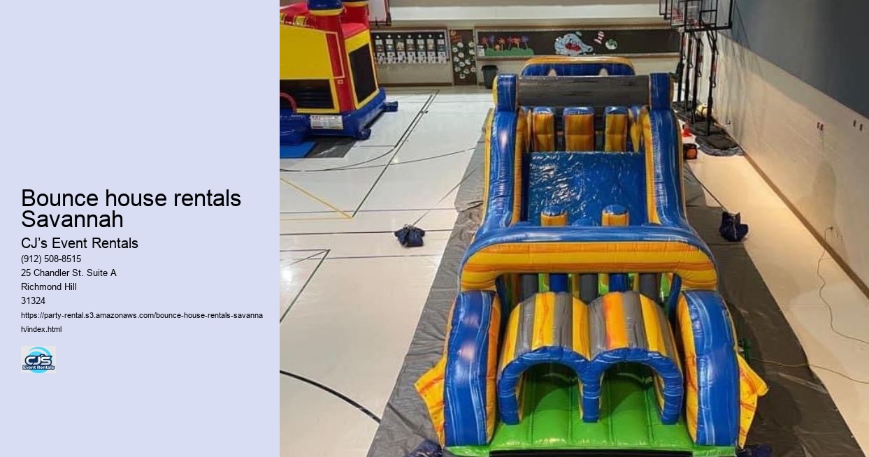 Unleash the Fun: CJs Event Rentals Elevates Events in Savannah!