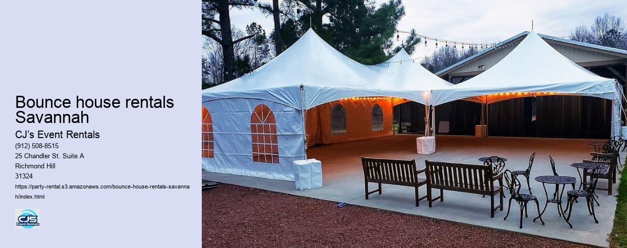 Bounce house rentals Savannah