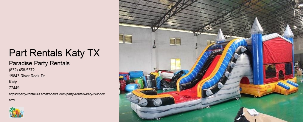 Experience the Difference with Paradise Party Rentals Exceptional Service!