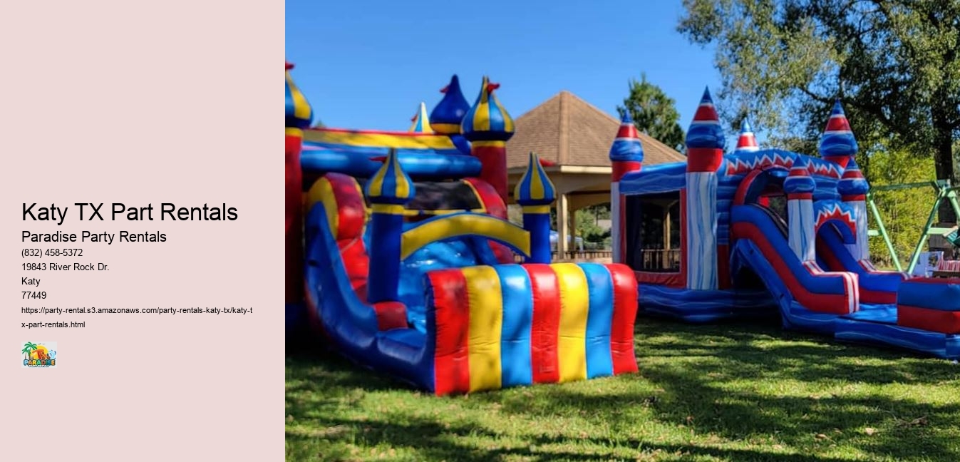Paradise Party Rentals: Where Katys Best Events Begin
