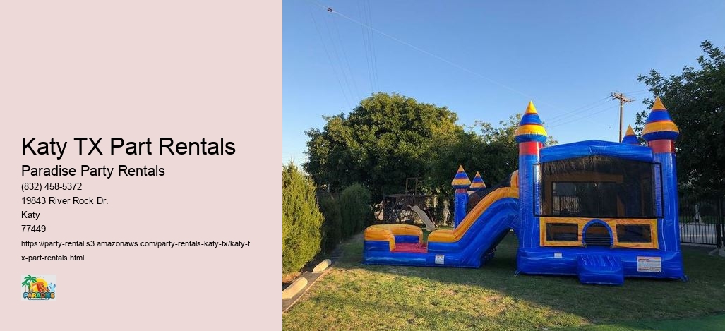 Katy TX Part Rentals 