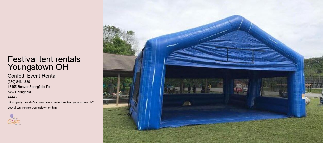 Festival tent rentals Youngstown OH