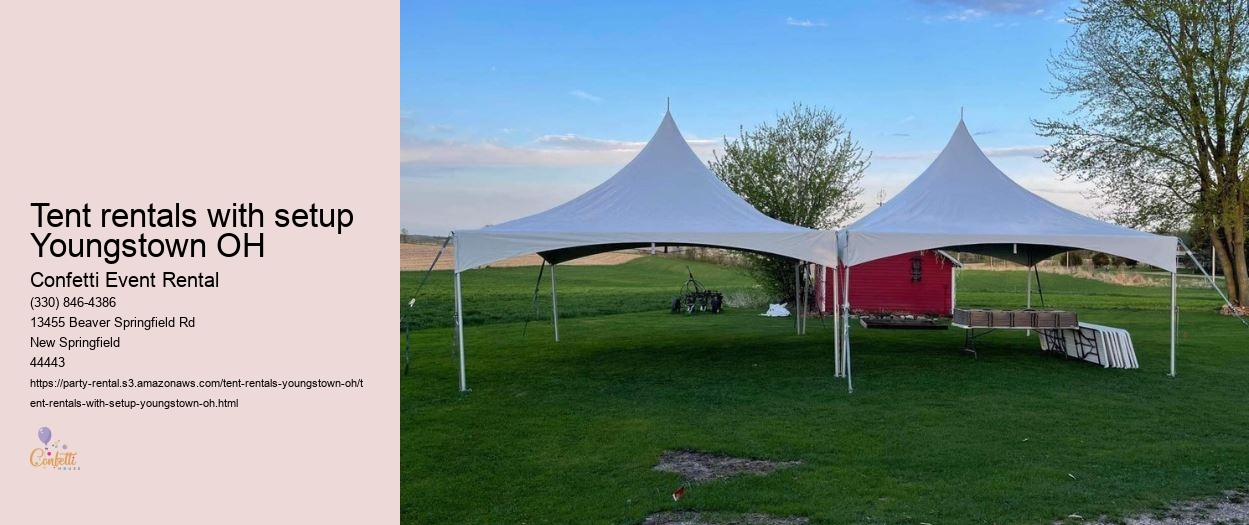 Tent rentals with dance floors